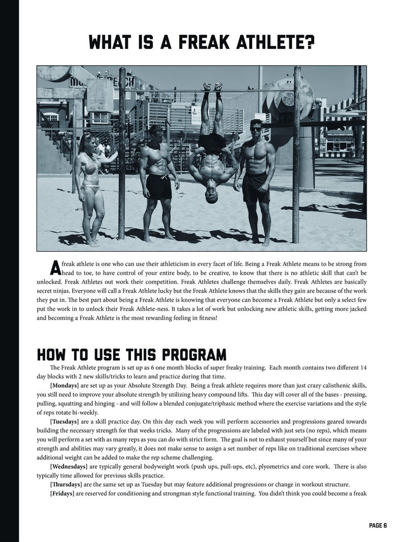 How to Become a Freak Athlete | E-Book By by Dustin Myers, CSCS & Reece Humphrey