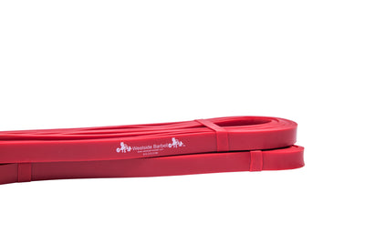 Westside Barbell Mini Band Red Workout Accessory Close Up