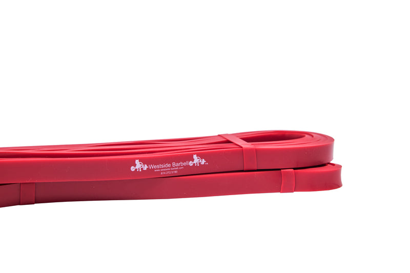 Westside Barbell Mini Band Red Workout Accessory Close Up