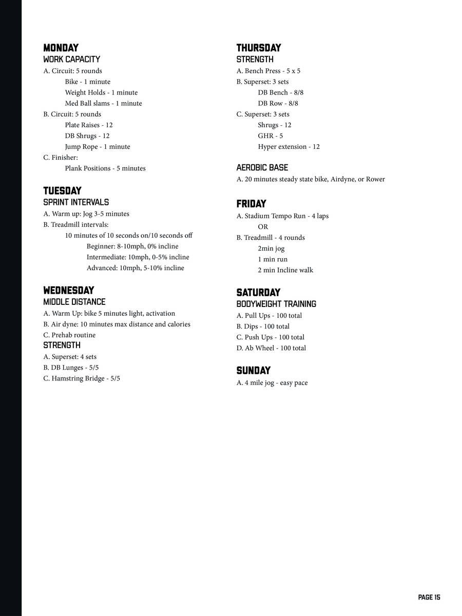 Conditioning Guide GutCheck Guide to Conditioning | Core Exercises Guid | Old School Gym