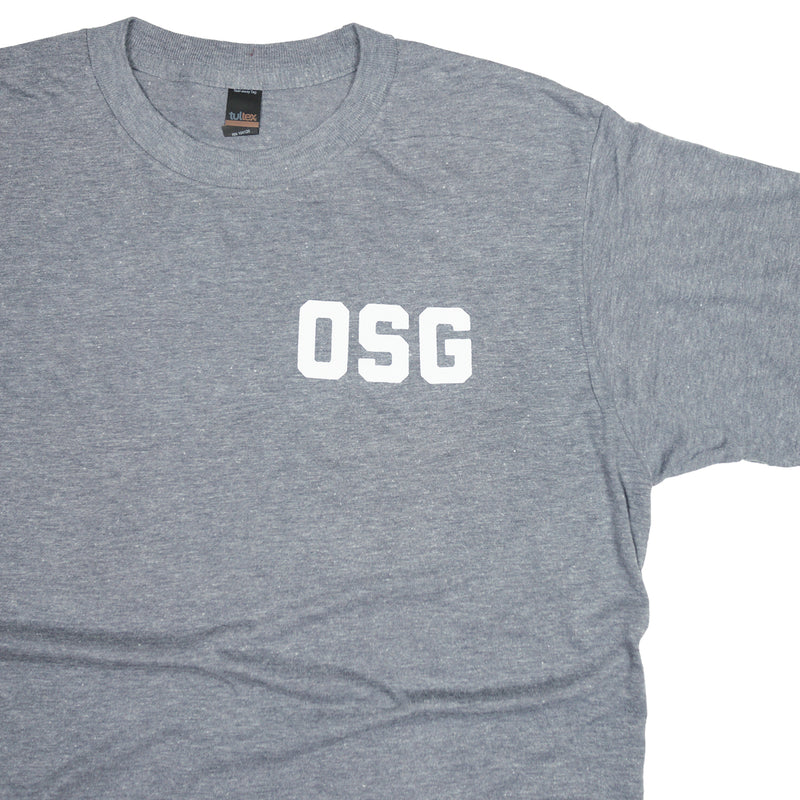 No Shortcuts OSG Tee Grey T-Shirt Detail