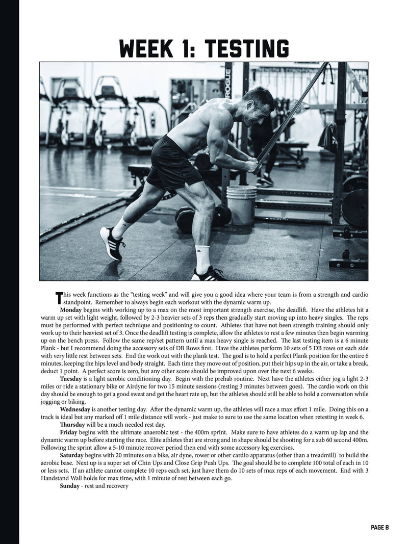 Strength & Conditioning for Wrestling: PRE-SEASON 2nd Edition, 2019 | E-Book By Dustin Myers