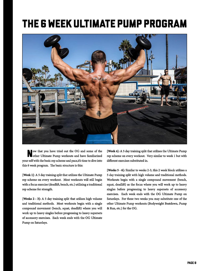The Ultimate Pump | E-Book By Dustin Myers