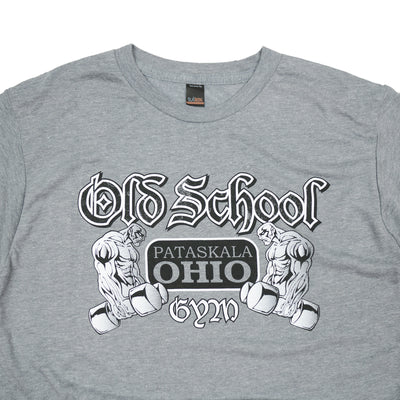OSG Famous T-Shirt Old School Gym Grey Tee Detail