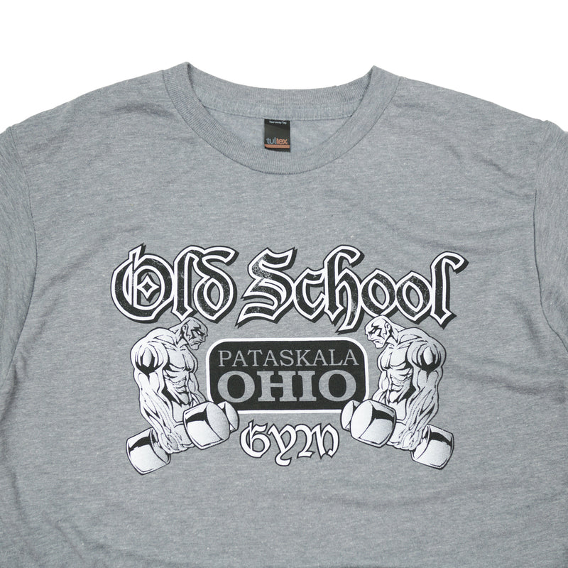 OSG Famous T-Shirt Old School Gym Grey Tee Detail