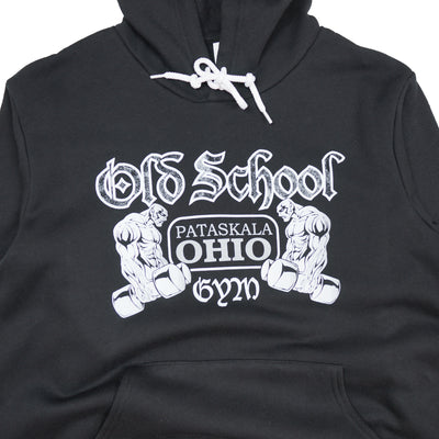 OSG Famous Pullover Hoodie Black Old School Gym Sweatshirt Detail