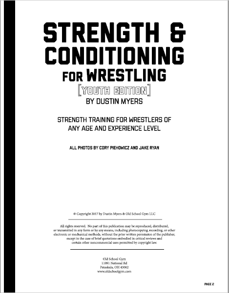 Strength and Conditioning for Wrestling: Youth Edition | E-Book by Dustin Myers